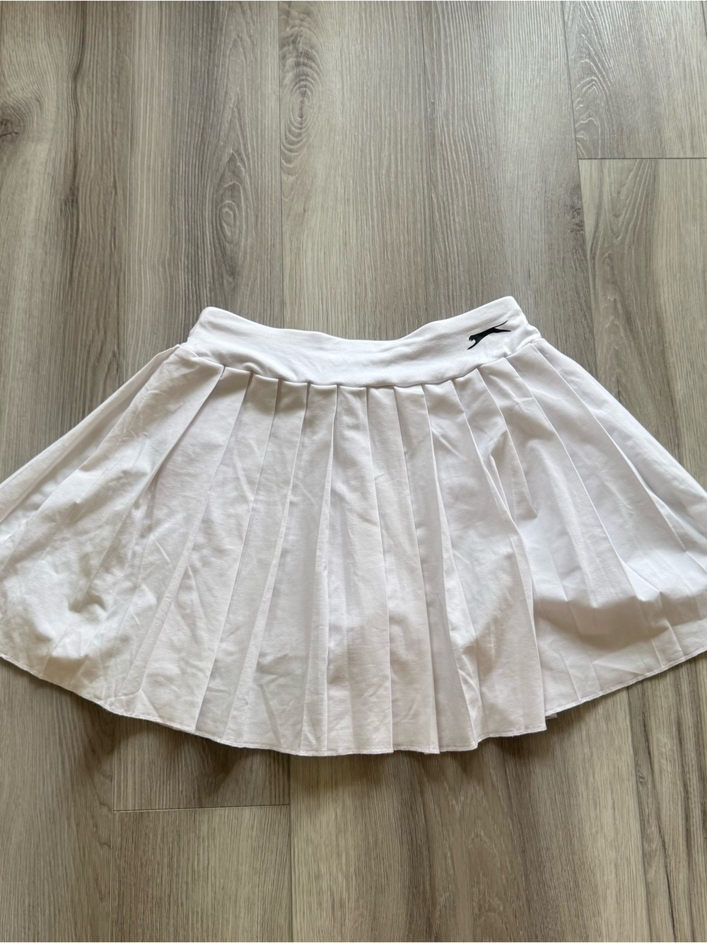 Slazenger White Pleated Skater Skirt